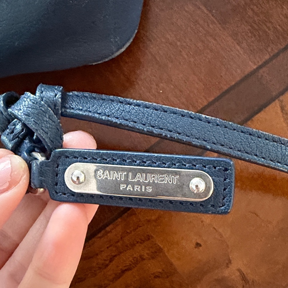 Yves Saint Laurent (YSL) Navy Camera  Bag - Picture 3 of 4
